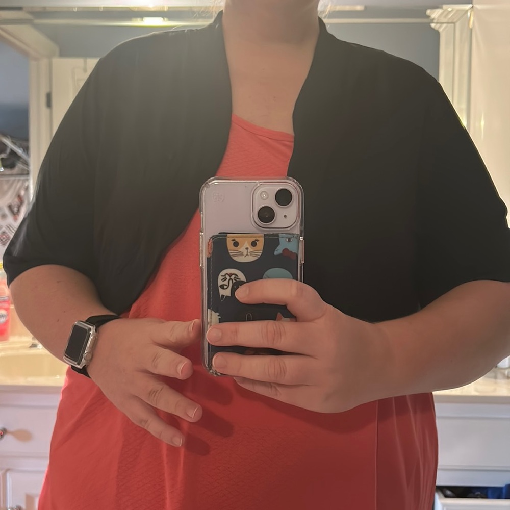 XXL Soma cropped cardigan